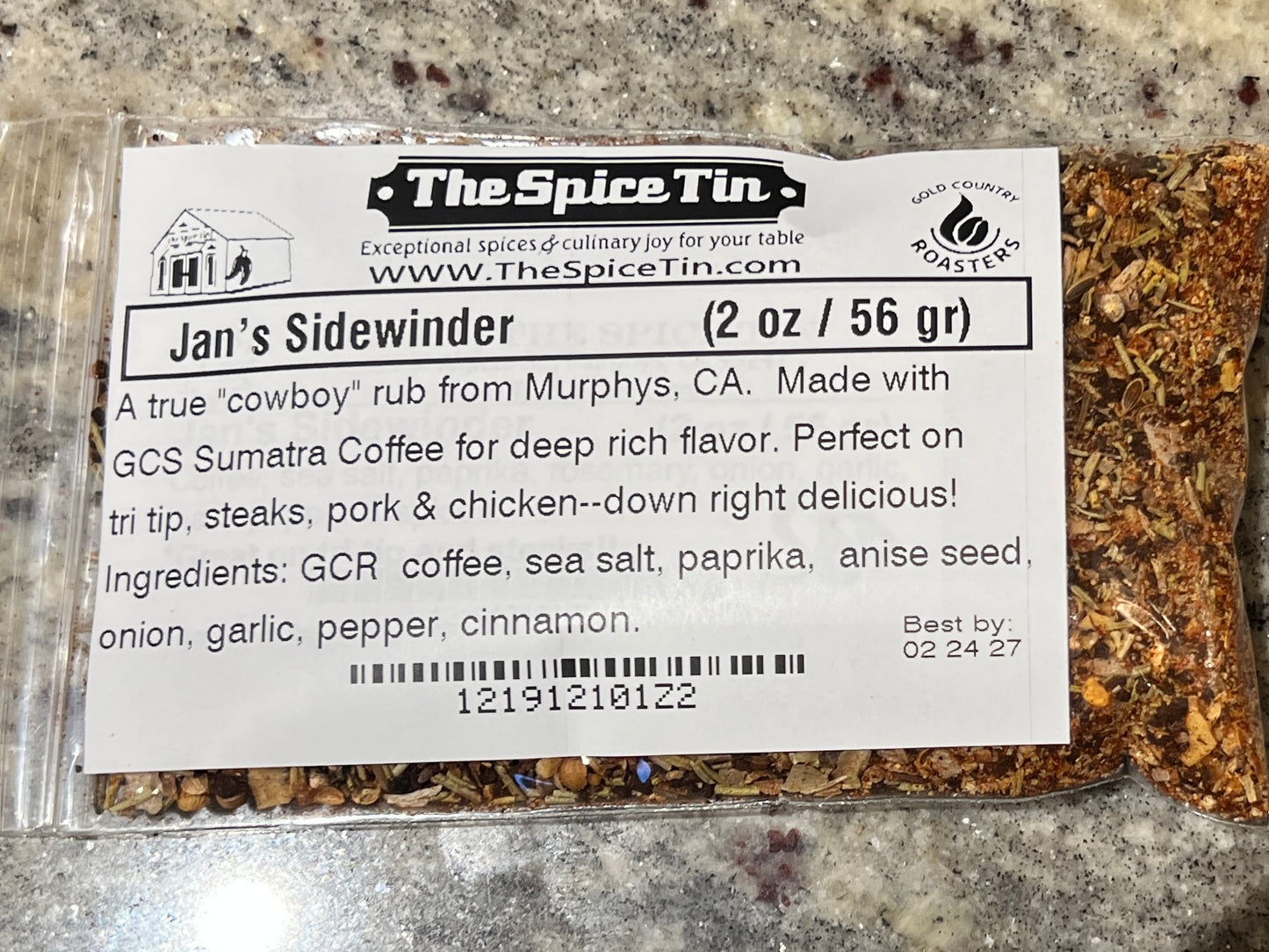 Jan's Sidewinder Grill Blend